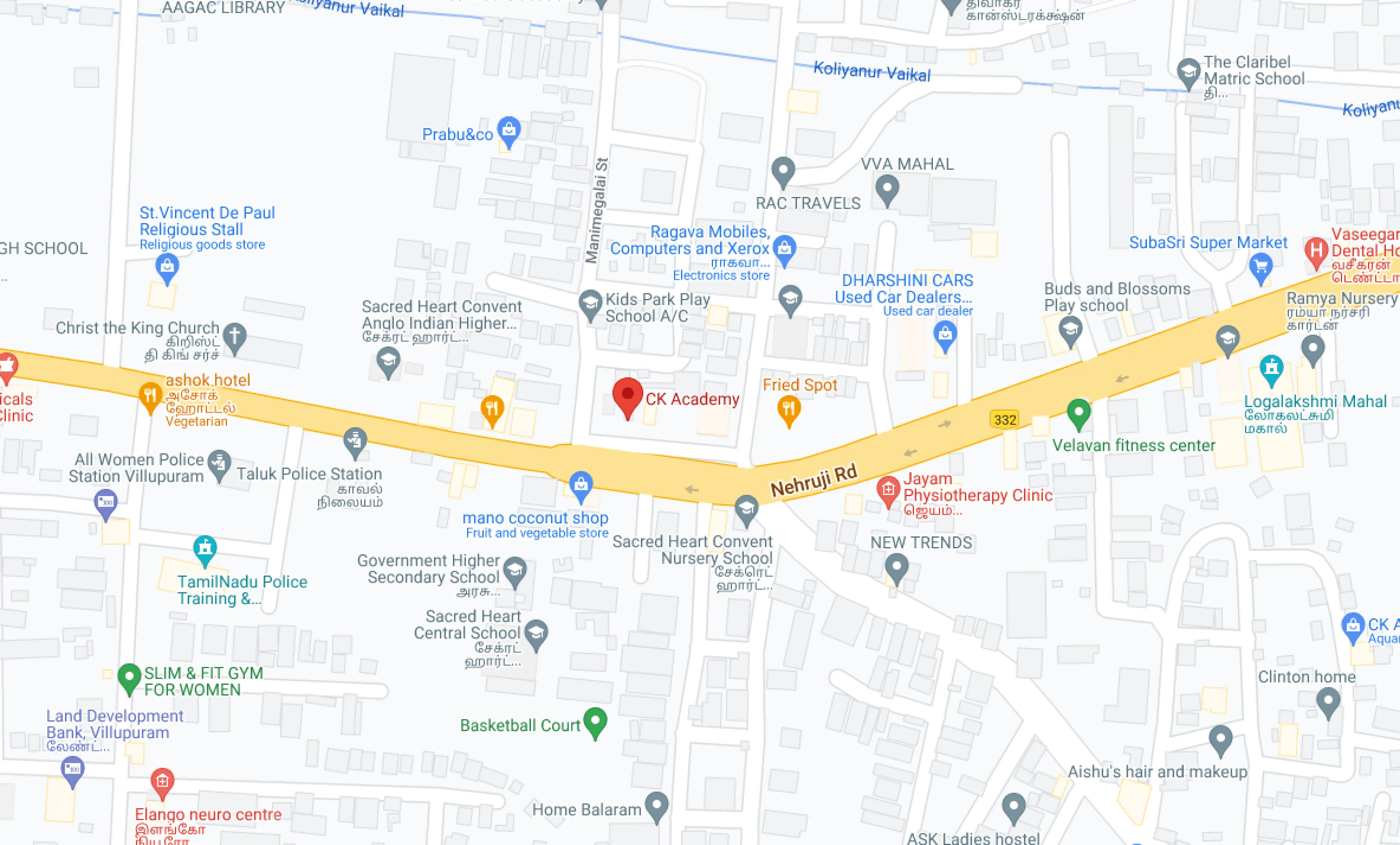 villupuram map location