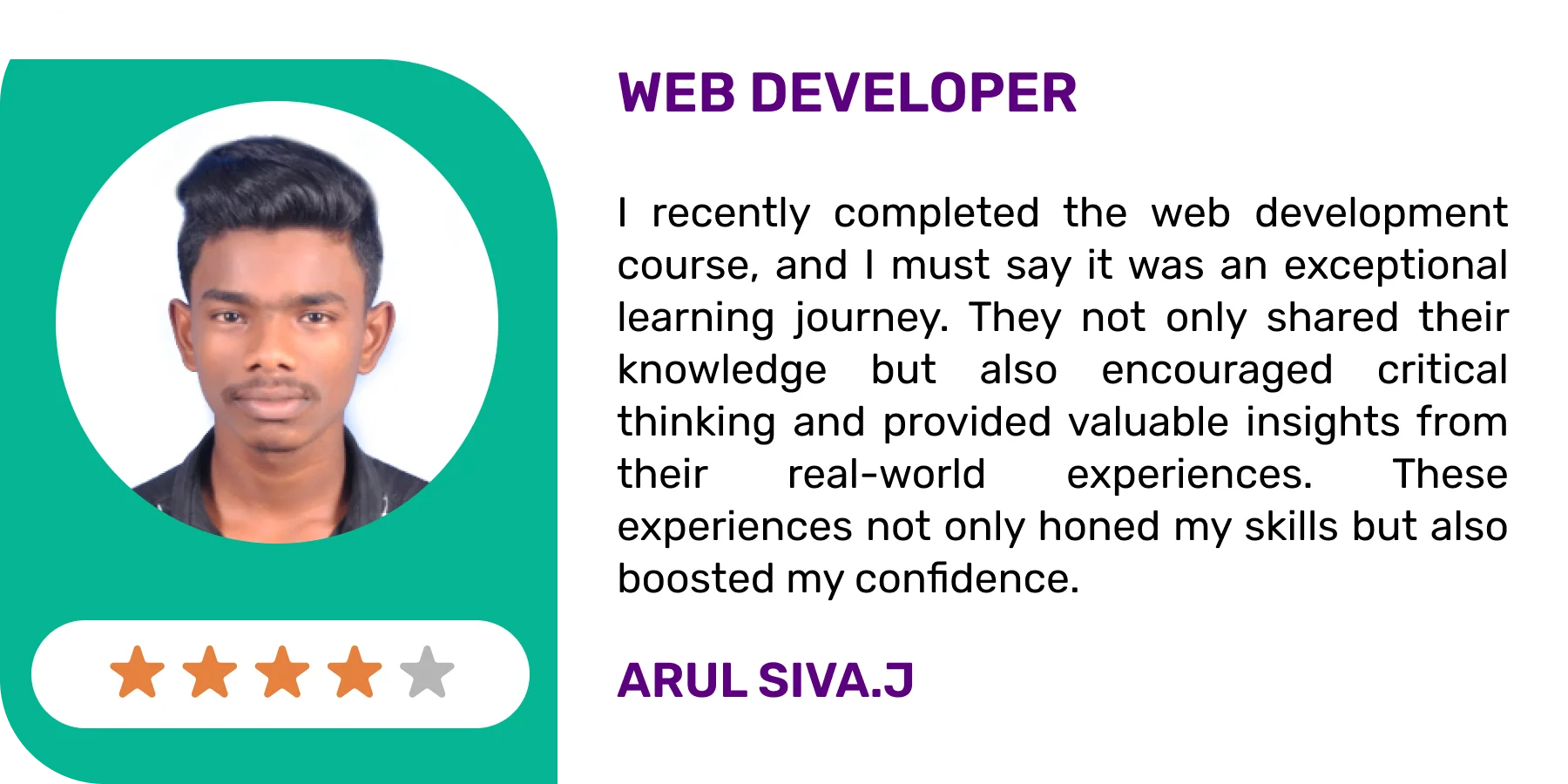 student testimonial 2