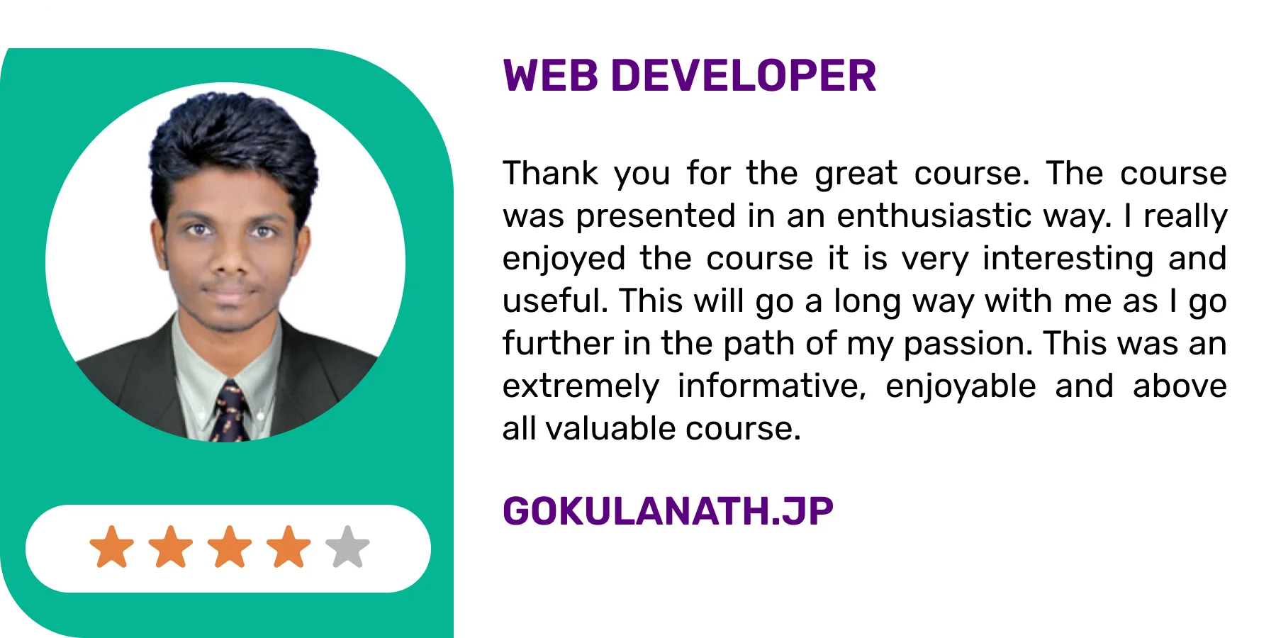 student testimonial 3