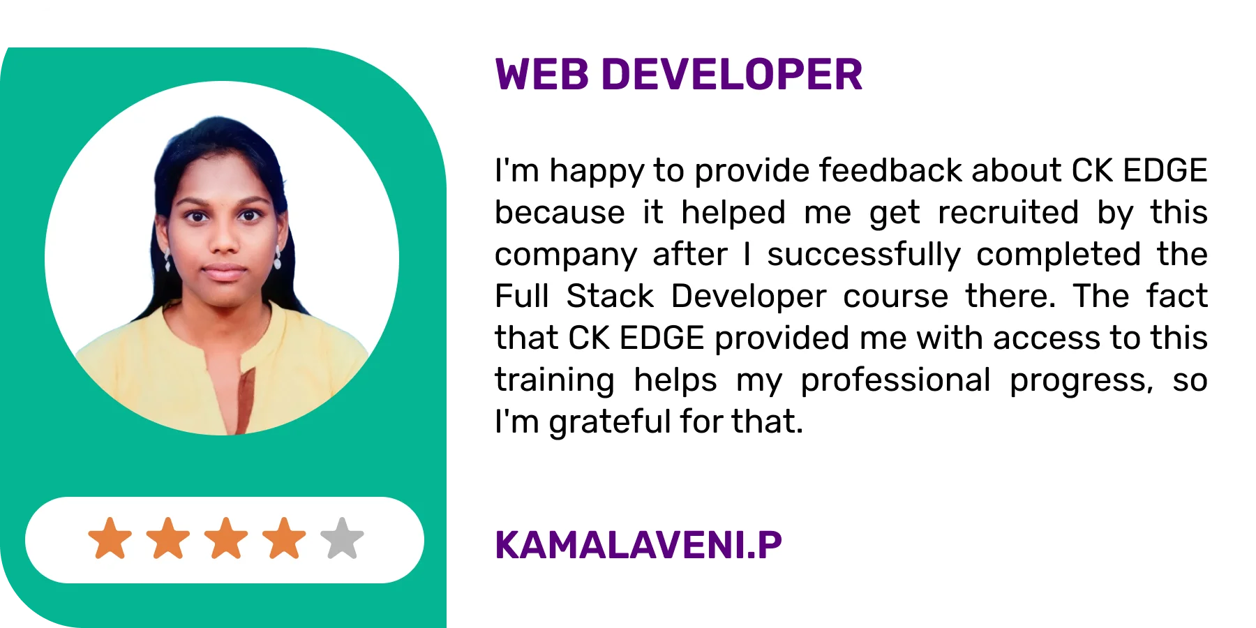 student testimonial 4