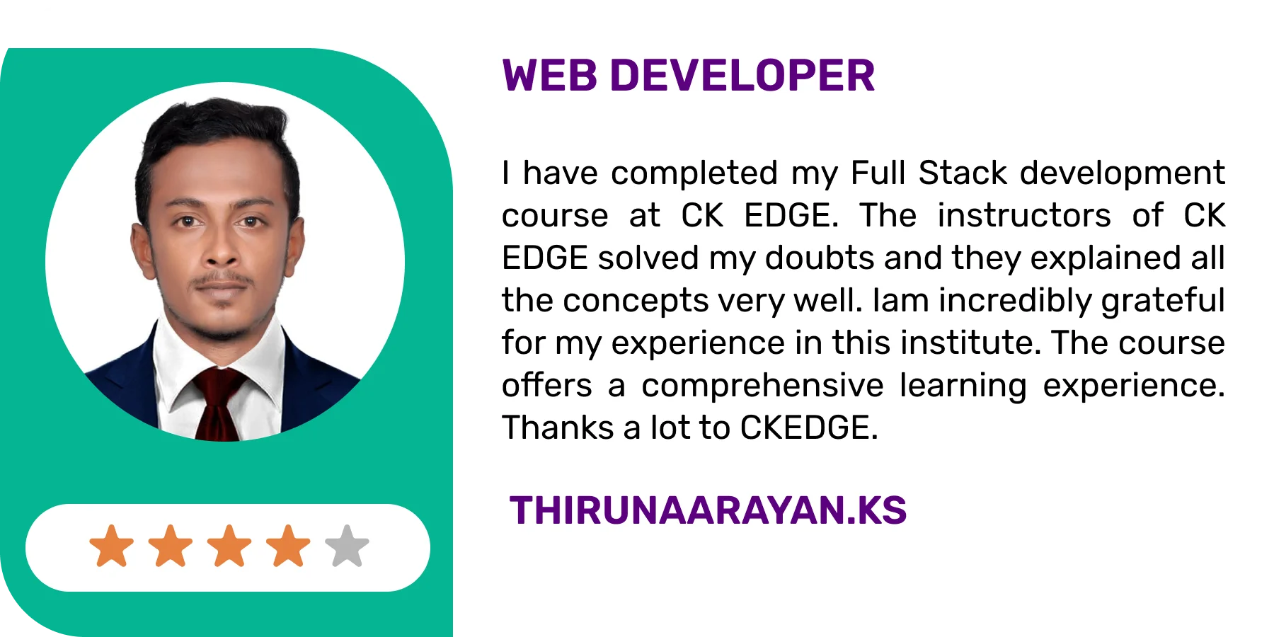 student testimonial 8